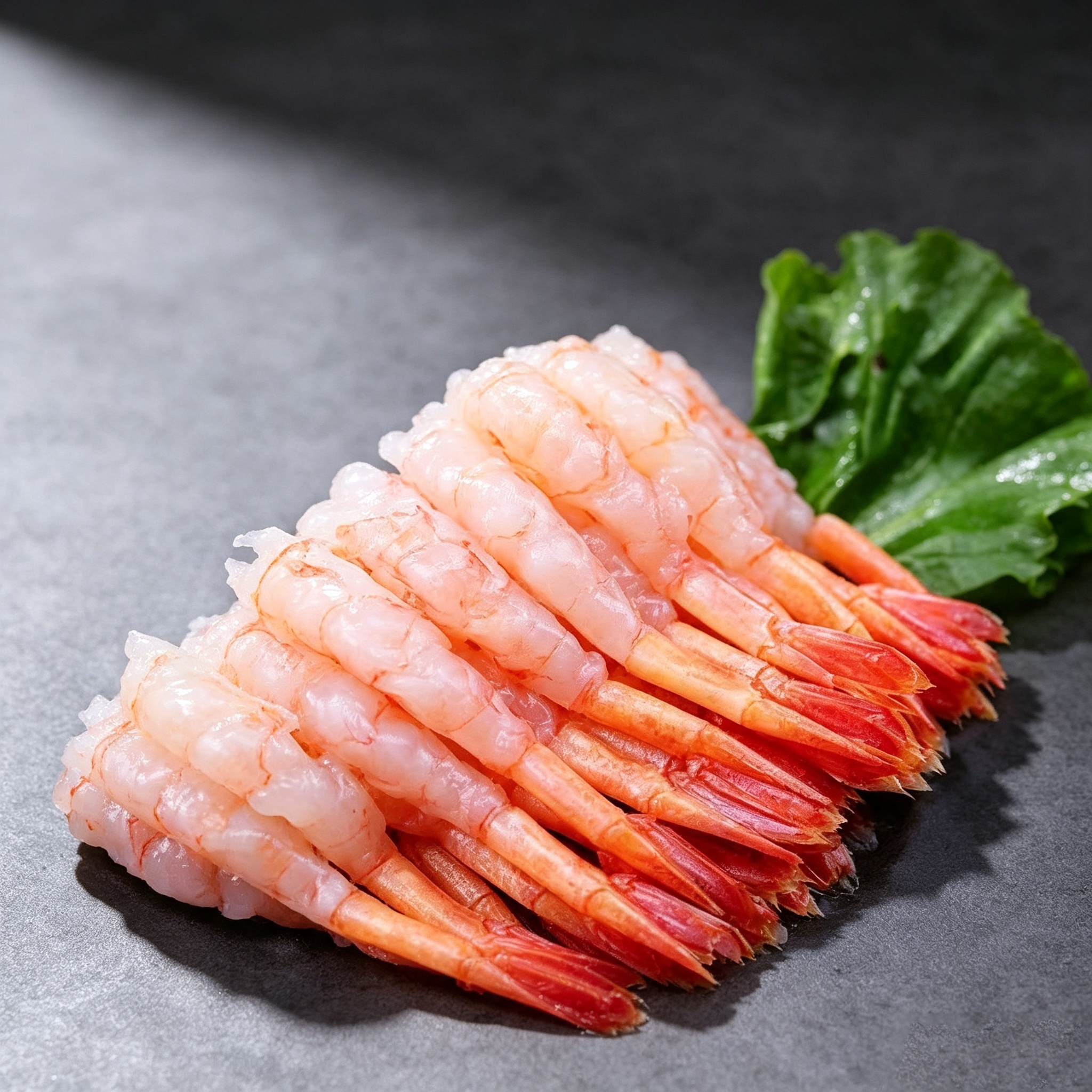 Arctic Sweet Shrimp Sashimi (Headless & Peeled Tail-On)